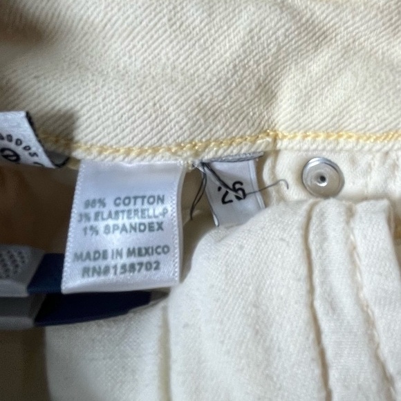etica Micki Crop Flare Jeans in Yellow Size 26 - Picture 5 of 5